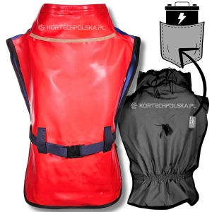 fartuch do hełmu RES z lampą LED