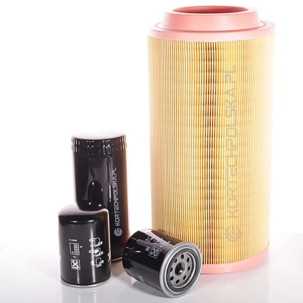 zestaw filtrow do kompresora atlas copco XAS 87 z silnikiem kubota kortechpolska.webp