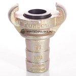 Złącze kłowe sprężonego powietrza z kołnierzem DN25 do węża Ludecke