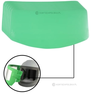  folia szyba wizjera do hełmu NOVA 3 wewnętrzne 5 szt.