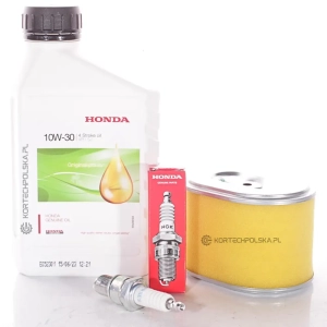 zestaw serwisowy HONDA GX140/GX160/GX200 silnik filtr powietrza świeca olej