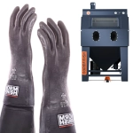 rękawice do piaskarki kabinowej Normfinish GUMOWE 