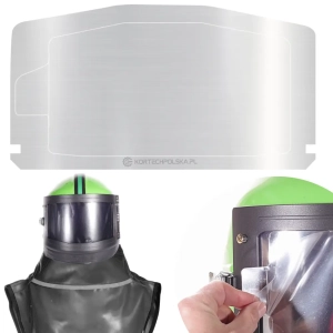  folia zrywalna ZRYWKI wizjera do hełmu RES-4