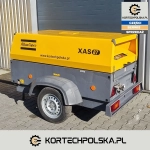 atlas copco xas 87 2013 rok kompresor srubowy powietrza mobilny do piaskowania sprezarka powietrza srubowa spalinowy.webp