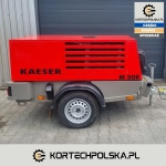 Kaeser M50E 2020 rok kompresor srubowy powietrza mobilny do piaskowania sprezarka powietrza srubowa elektryczny.webp