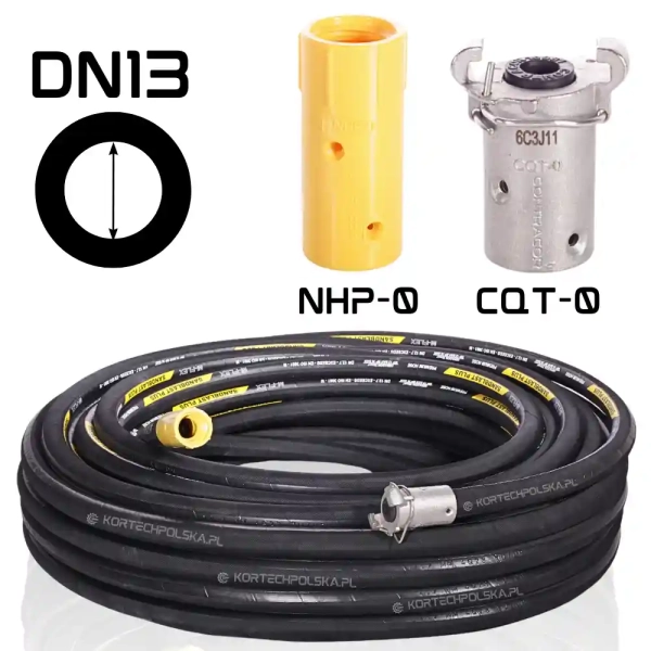 waz do piaskarki ze złaczami nhp0 cqt0 dn13 piaskowania sandblast mocny kortechpolska 13mm kabina.webp