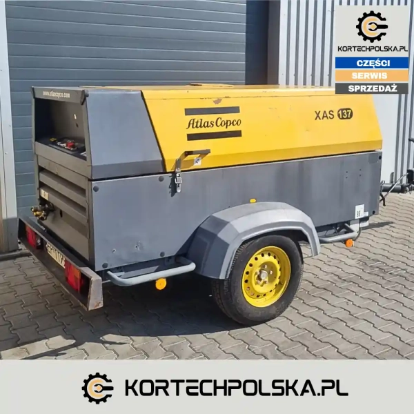 atlas copco xas 137 2008 rok kompresor srubowy powietrza mobilny do piaskowania sprezarka powietrza srubowa spalinowy (5).webp