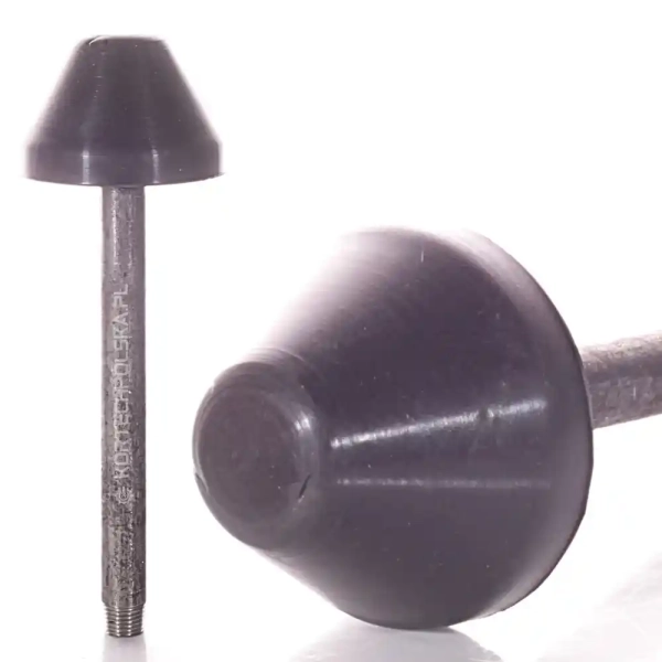 grzybek piaskarki zawór zasypu ścierniwa MP-2 Clemco z trzpieniem 01242 01243 60mm 6cm srednica kortechpolska (1).webp