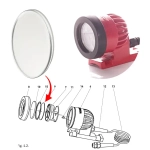 Szyba wewnętrzna do lampy led ABL Contracor