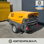 atlas copco xas 67 2014 rok kompresor srubowy powietrza mobilny do piaskowania sprezarka powietrza spalinowy srubowy kortechpolska.webp