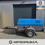 atlas copco xas 67 2014 rok kompresor srubowy powietrza mobilny do piaskowania agregat sprezarka powietrza spalinowy srubowy kortechpolska.webp